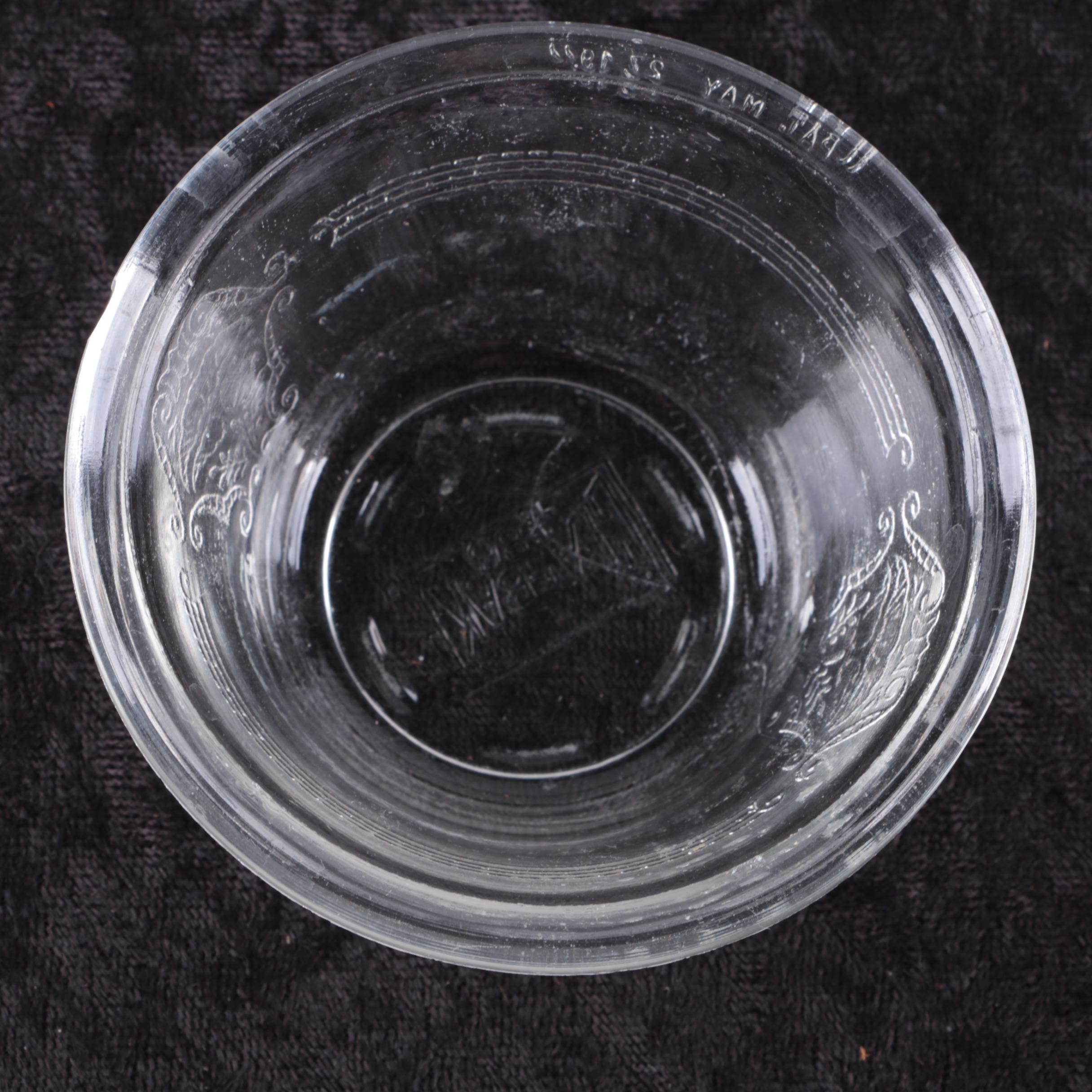 Vintage GlasBake Ovenware Custard Cups