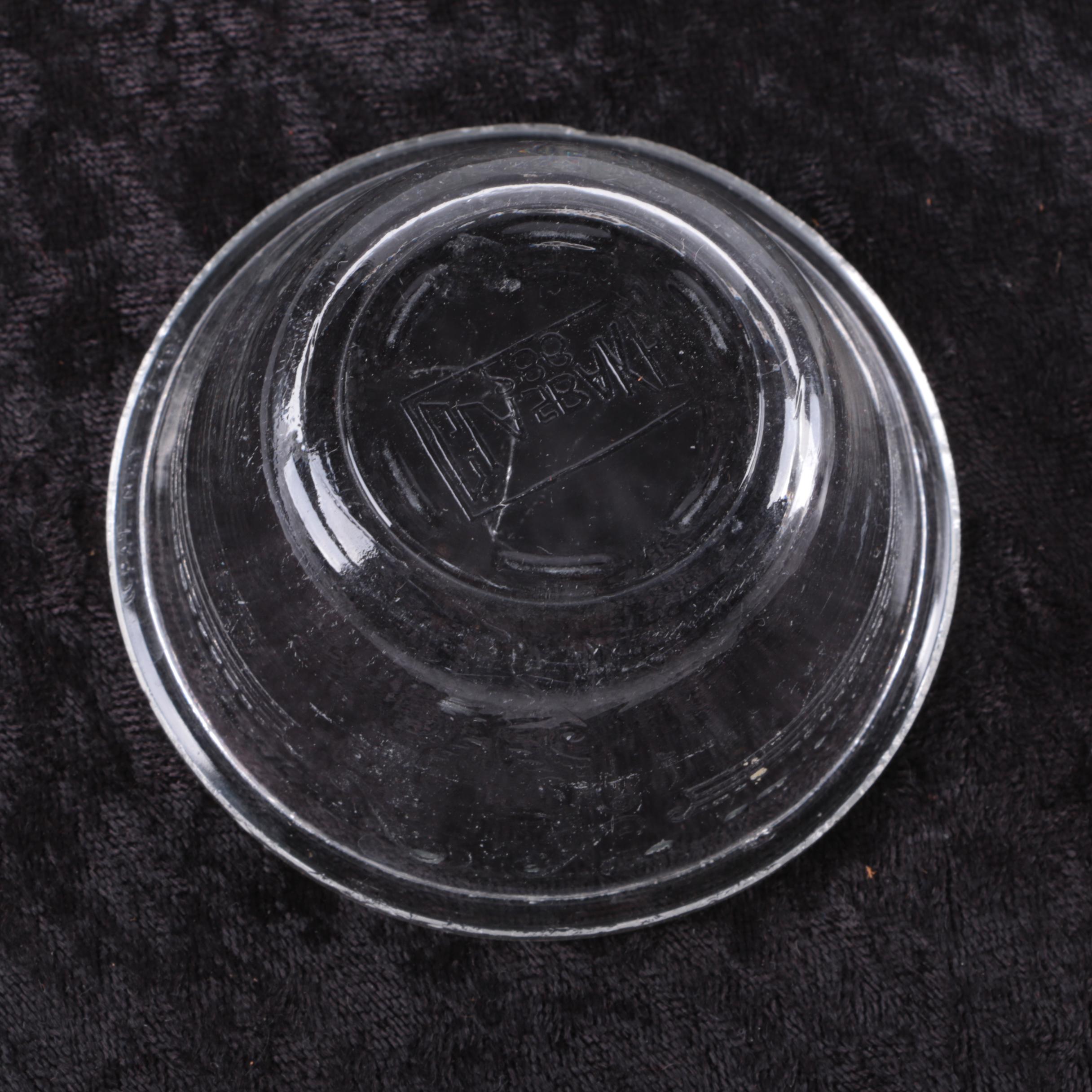 Vintage GlasBake Ovenware Custard Cups