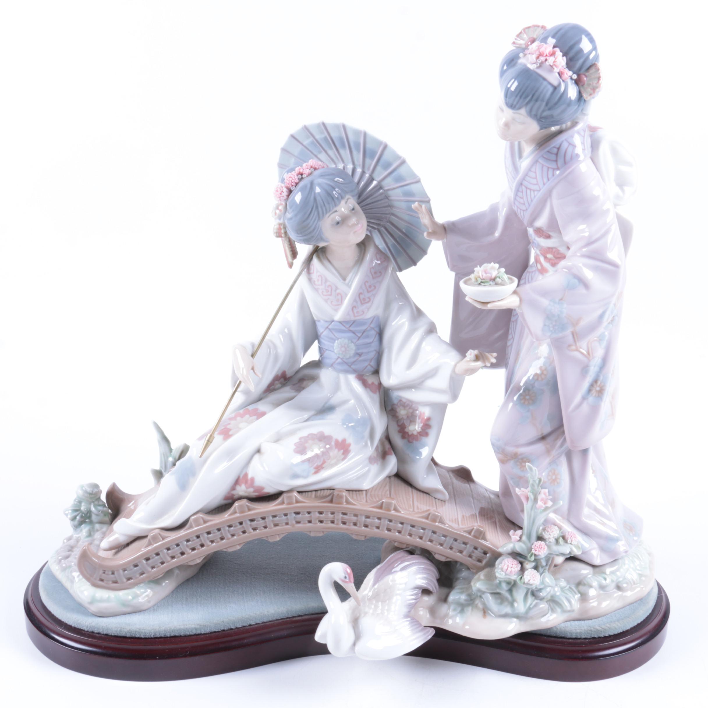 Lladro 'Springtime in Japan' Figurine