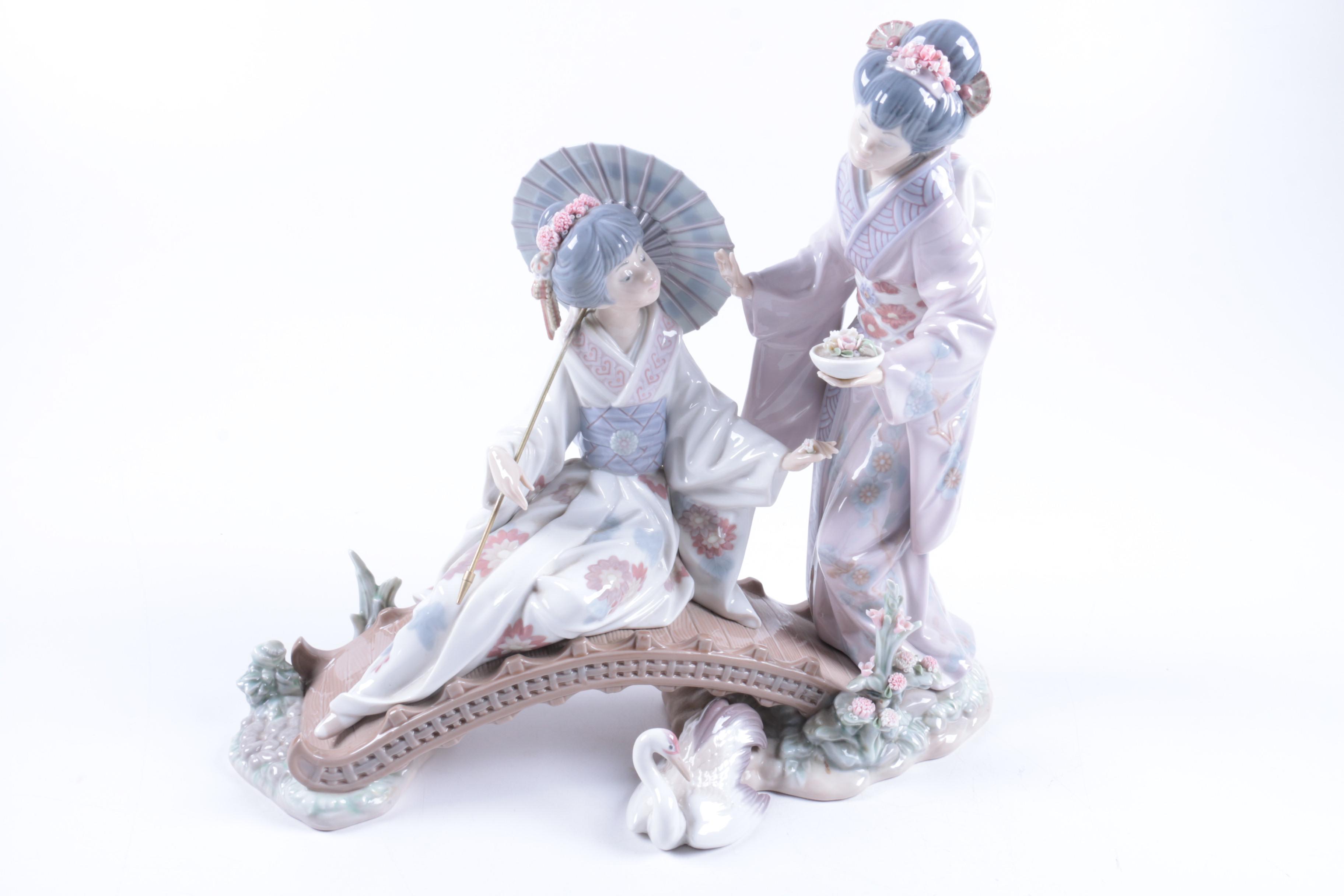 Lladro 'Springtime in Japan' Figurine