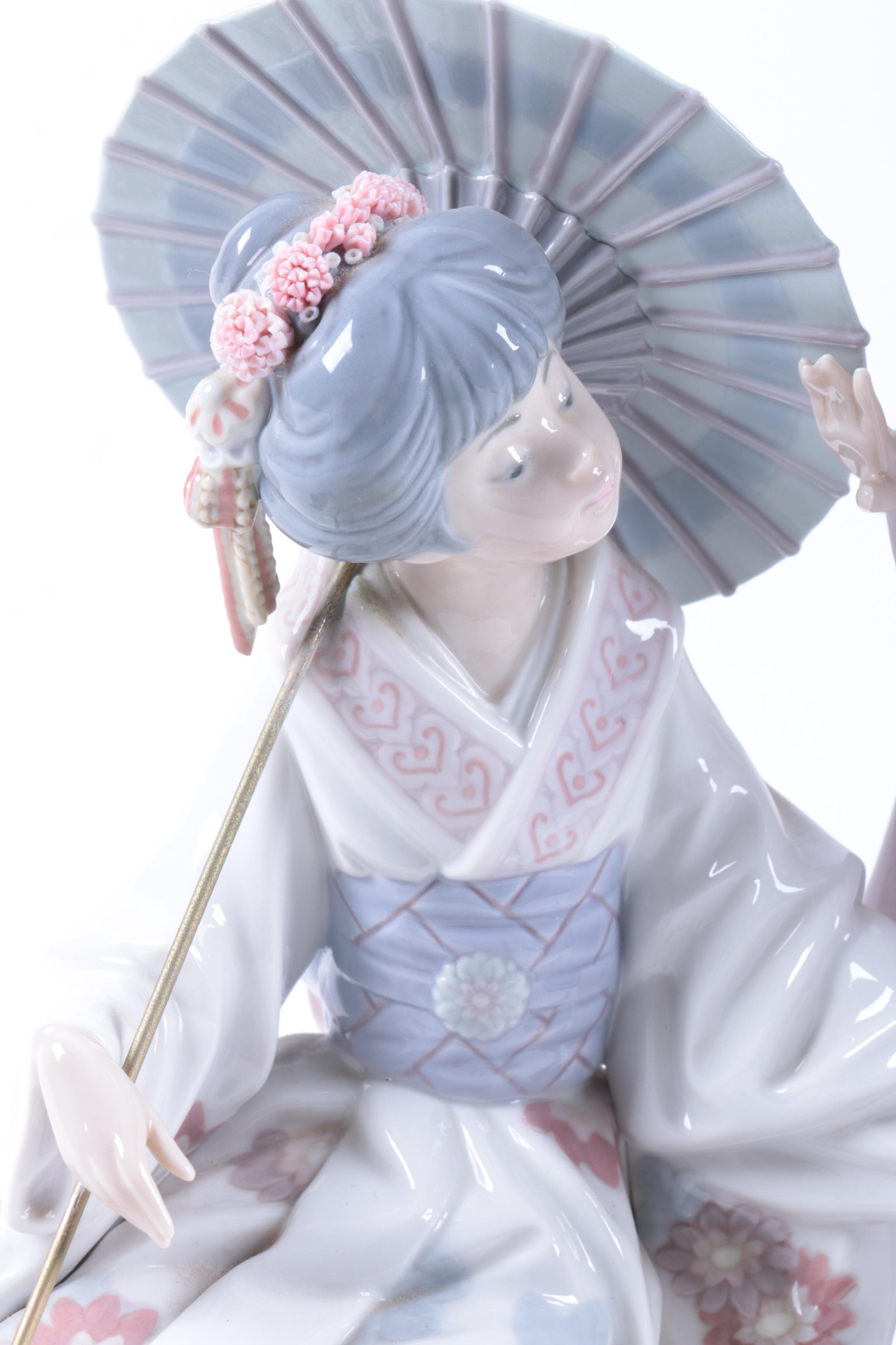 Lladro 'Springtime in Japan' Figurine