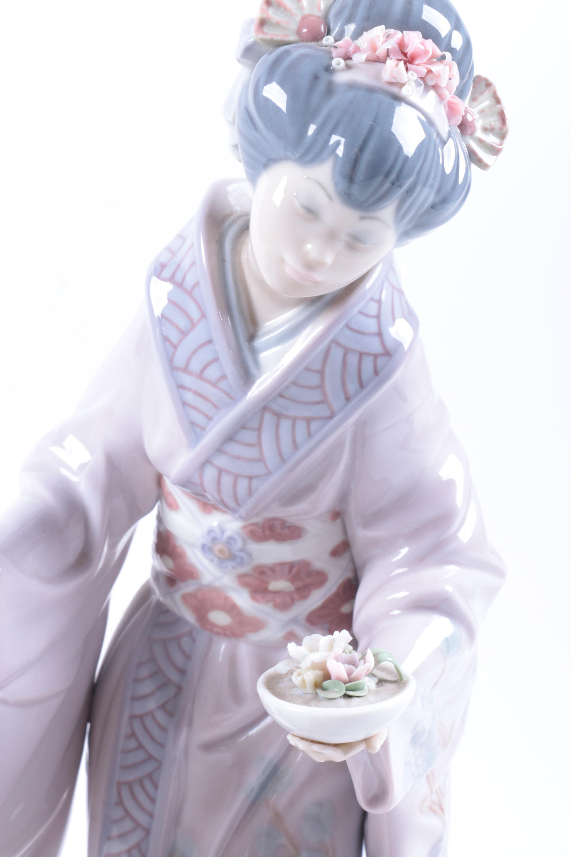 Lladro 'Springtime in Japan' Figurine