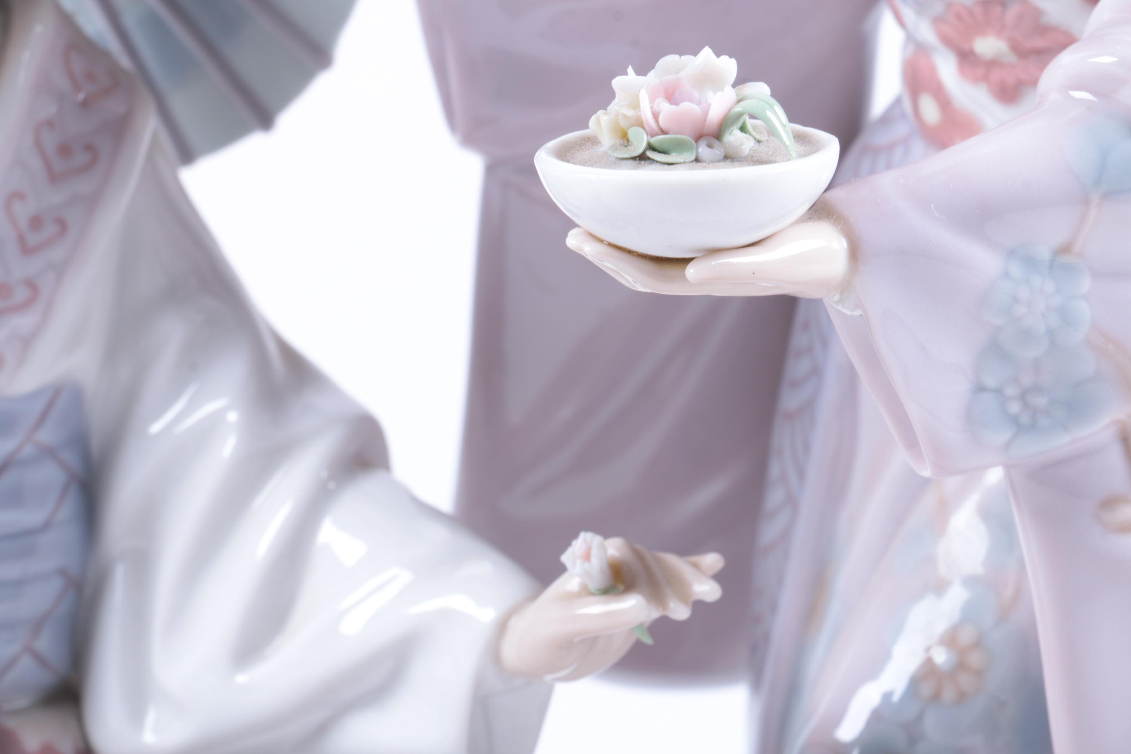 Lladro 'Springtime in Japan' Figurine
