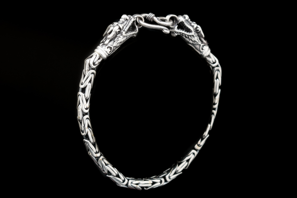 Sterling Silver Dragon Bracelet