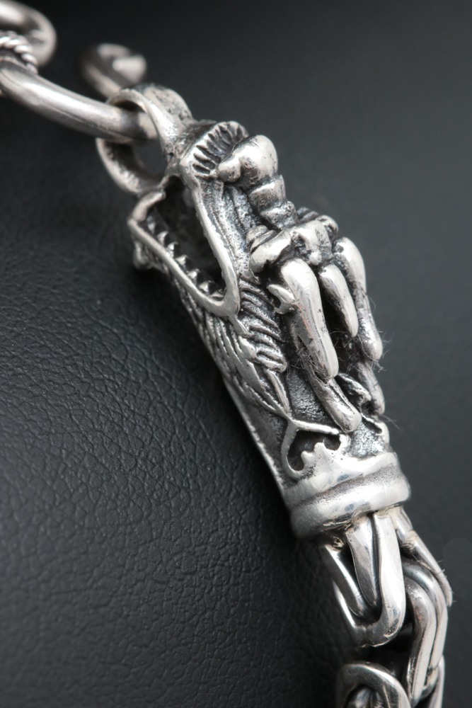Sterling Silver Dragon Bracelet