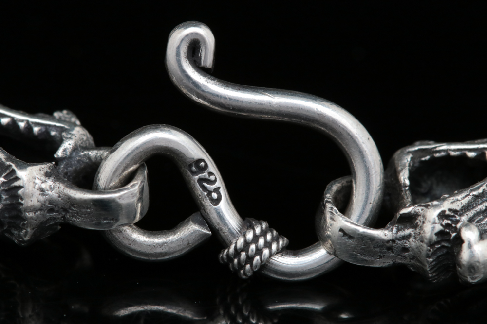 Sterling Silver Dragon Bracelet