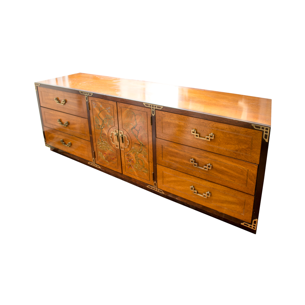 Chinoiserie Veneered Credenza