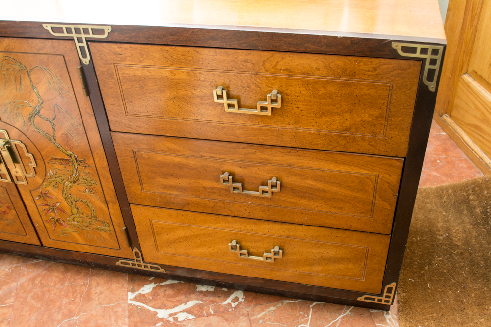 Chinoiserie Veneered Credenza