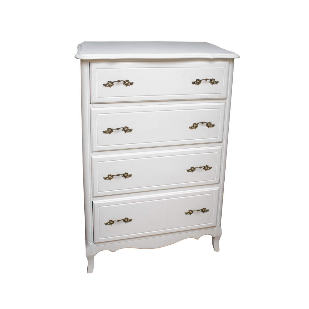 French Provincial Style Painted Chest of Drawers