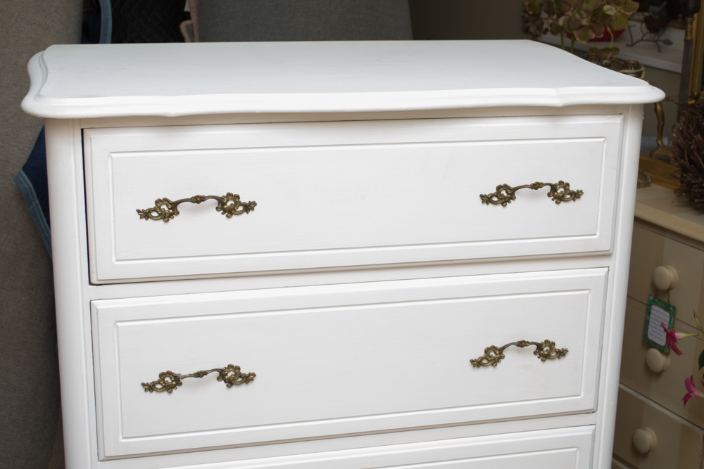 French Provincial Style Painted Chest of Drawers