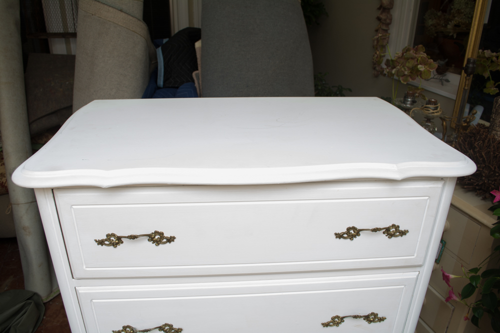 French Provincial Style Painted Chest of Drawers