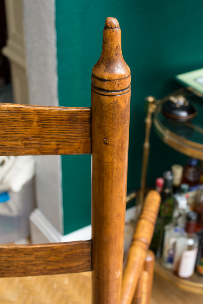 Oak Ladderback Rocking Chair