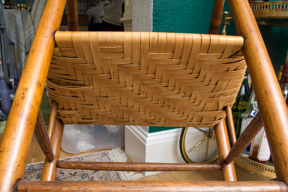 Oak Ladderback Rocking Chair