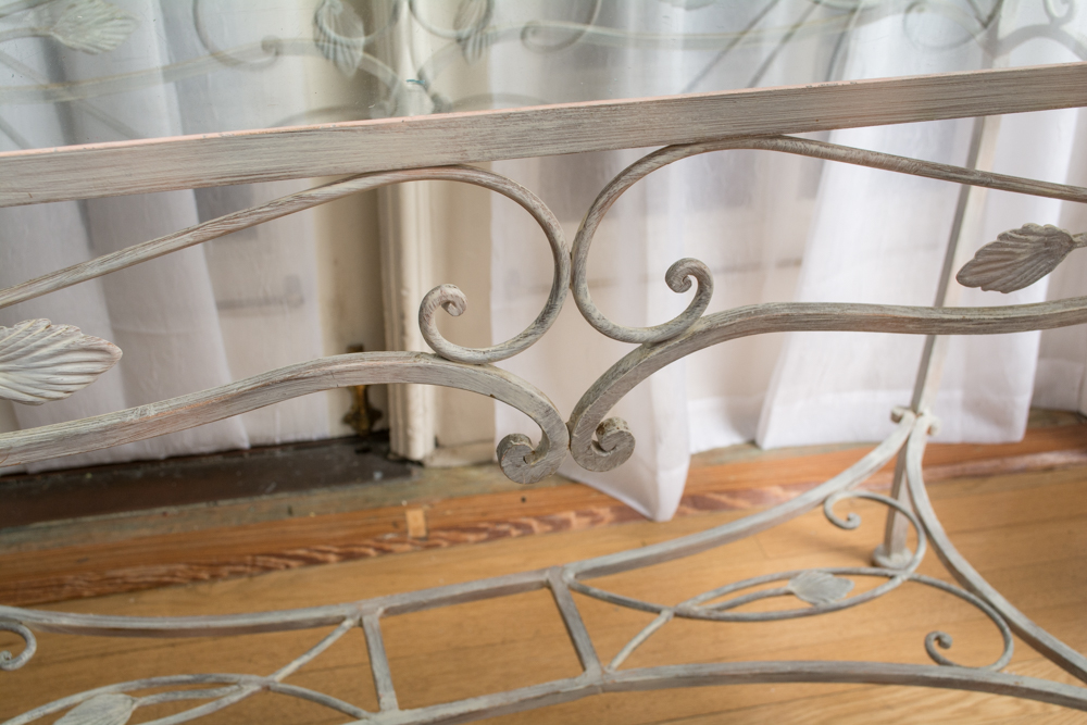 White Metal Etagere