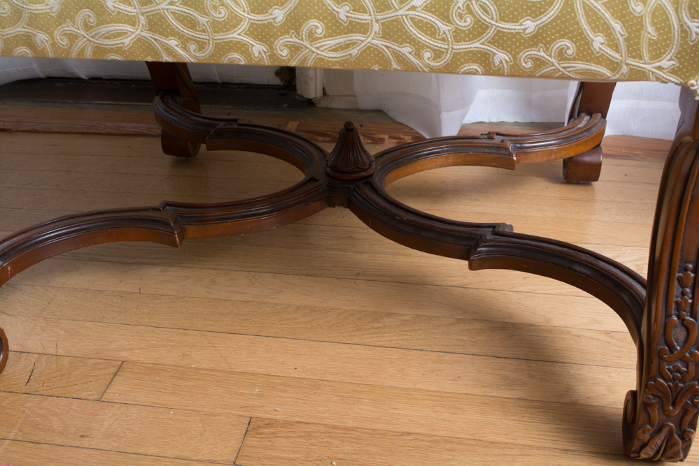 Pair of Renaissance Revival Style Upholstered Chairs