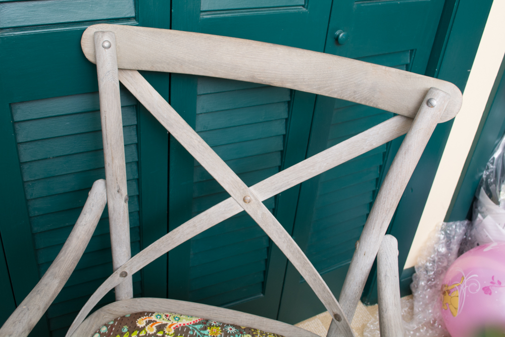 Pair of Cross Back Dining Chairs