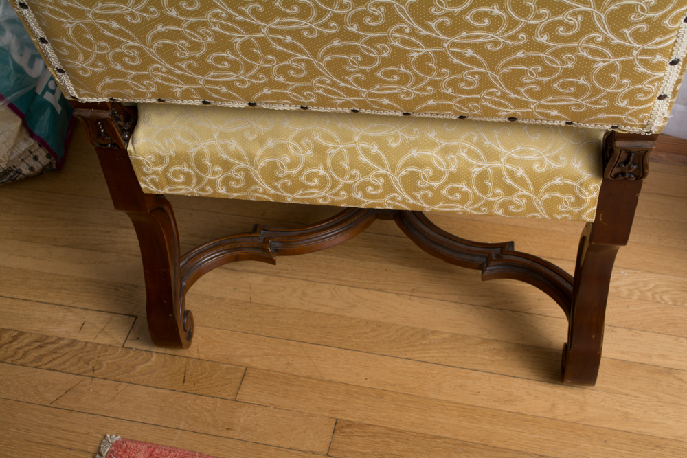 Pair of Renaissance Revival Style Upholstered Chairs