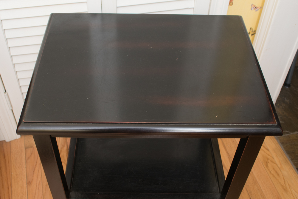 Transitional Style Wooden Table