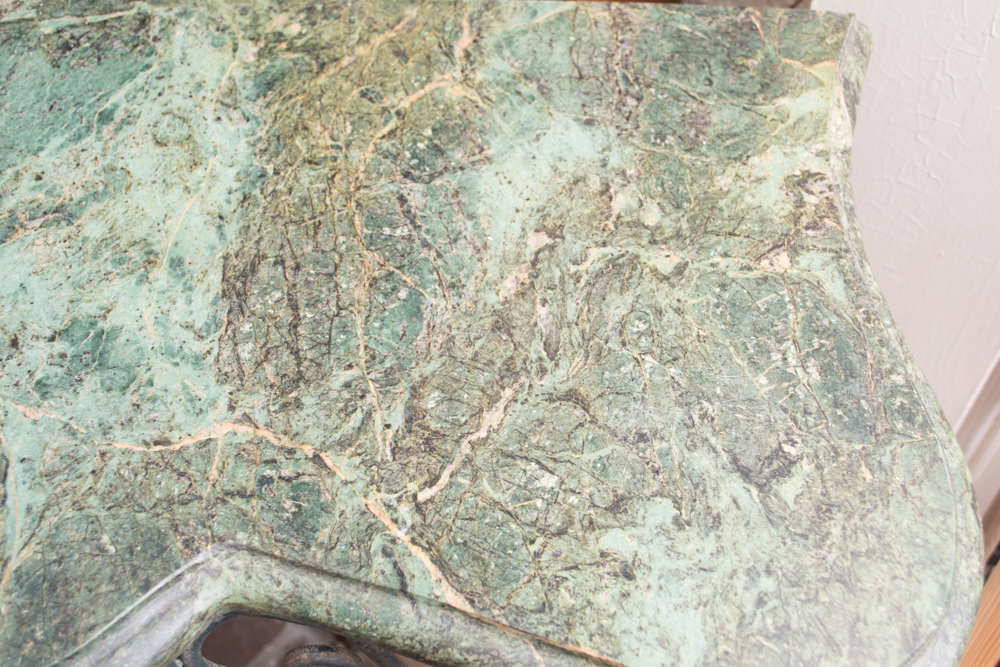 Marble Top Metal Console Table