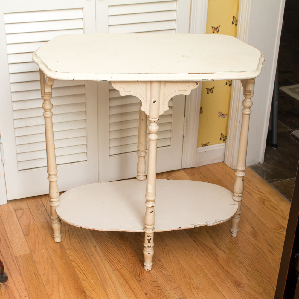 Vintage Painted Side Table