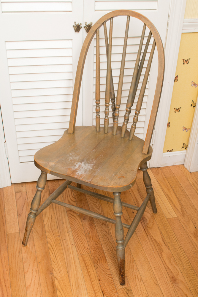 Brace Back Windsor Style Chair
