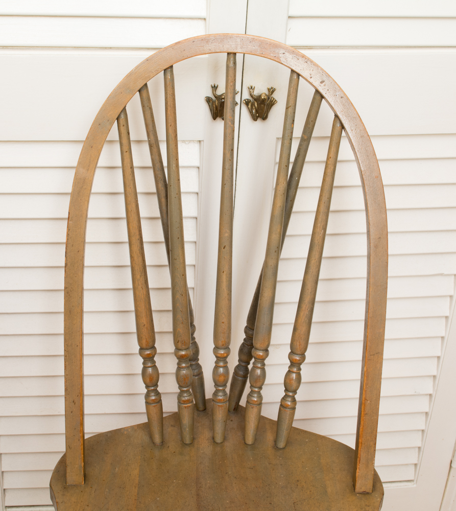Brace Back Windsor Style Chair