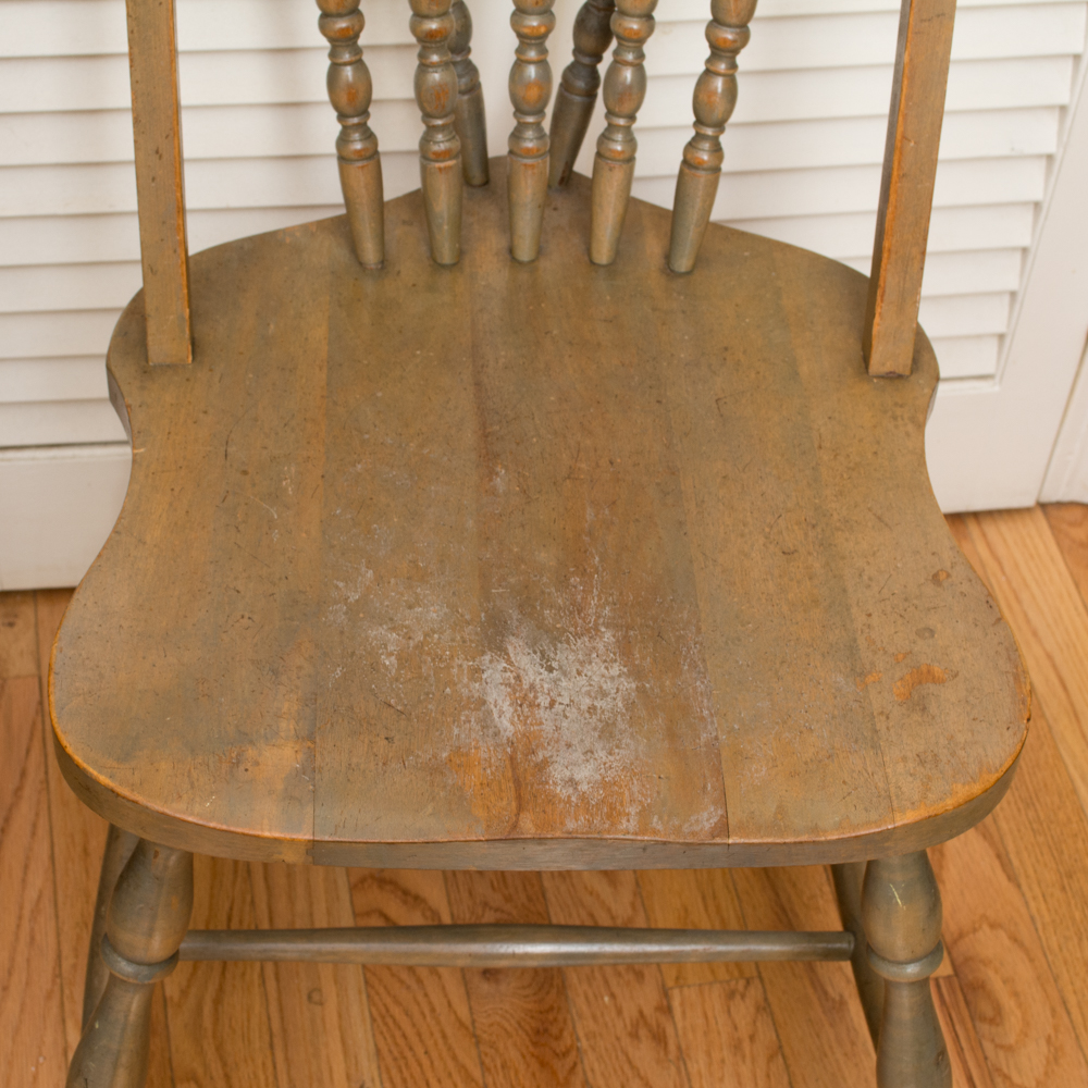 Brace Back Windsor Style Chair