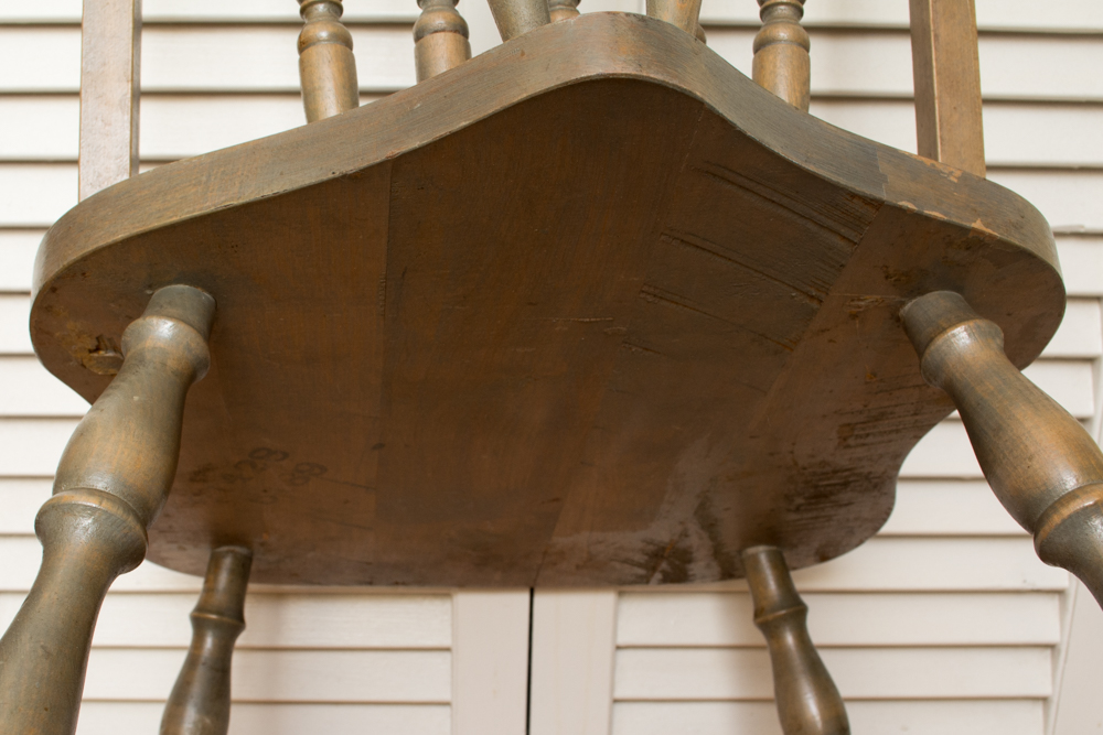 Brace Back Windsor Style Chair