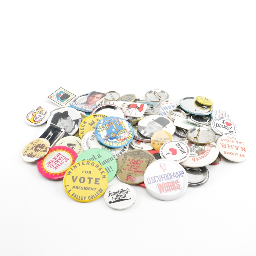 Collection of Pinback Buttons