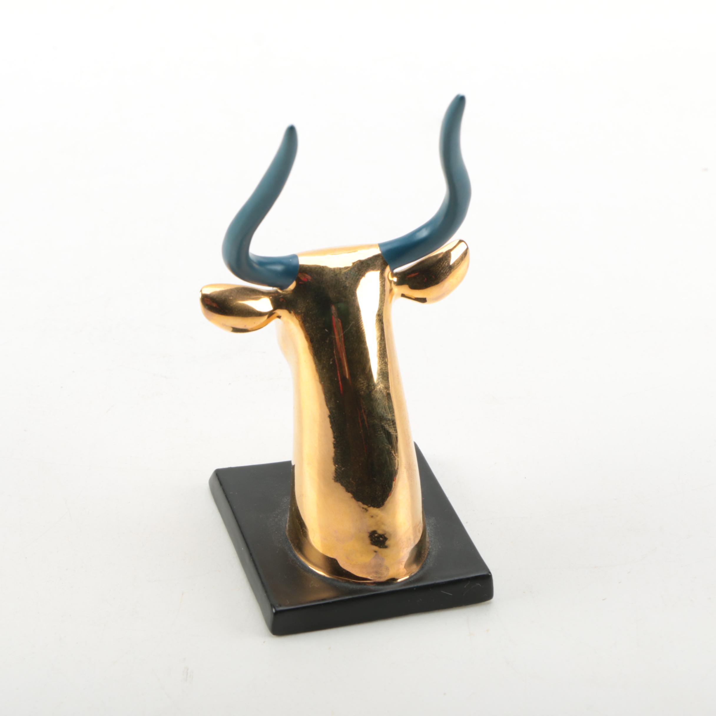 Franklin Mint Egyptian "Head of Cow" Figurine