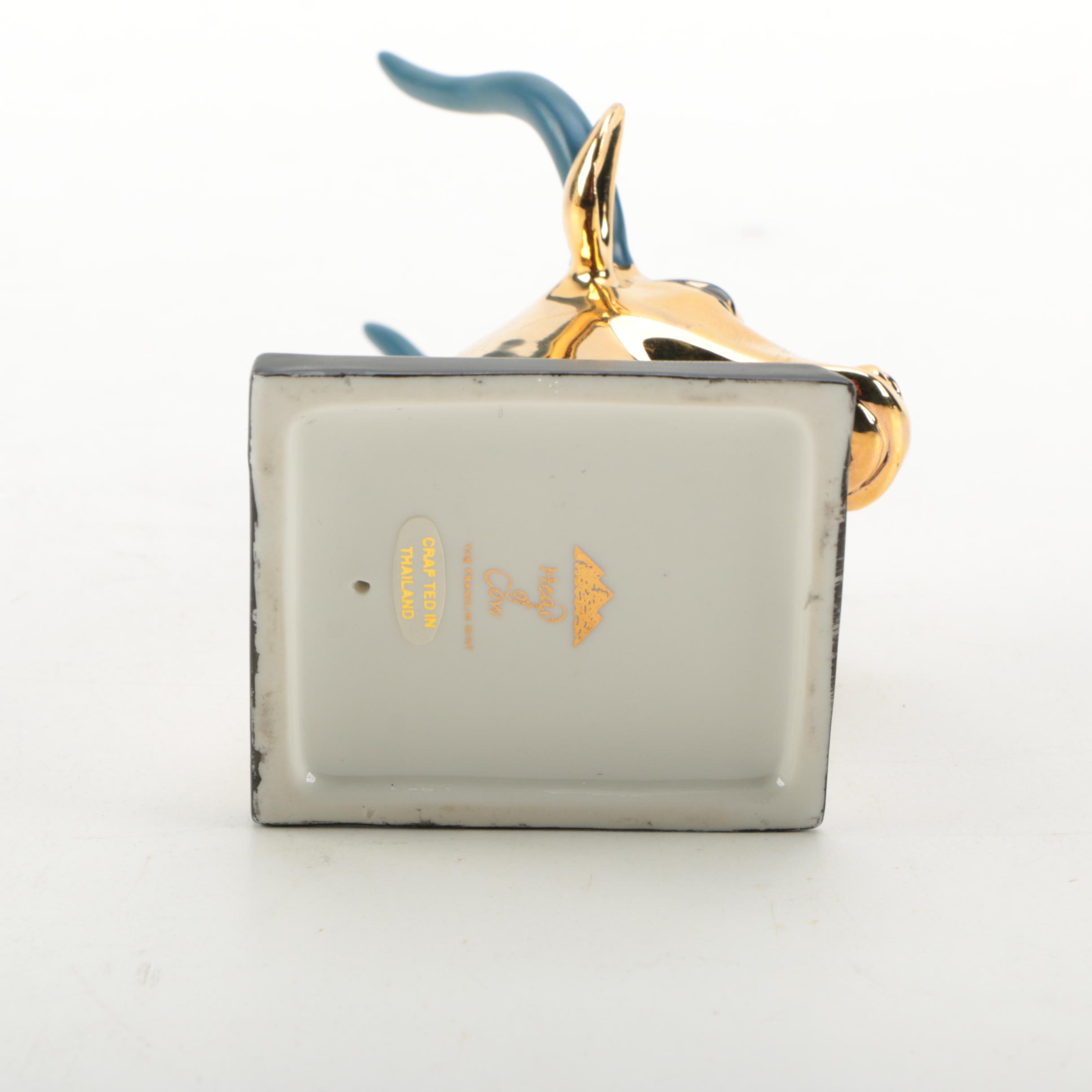 Franklin Mint Egyptian "Head of Cow" Figurine