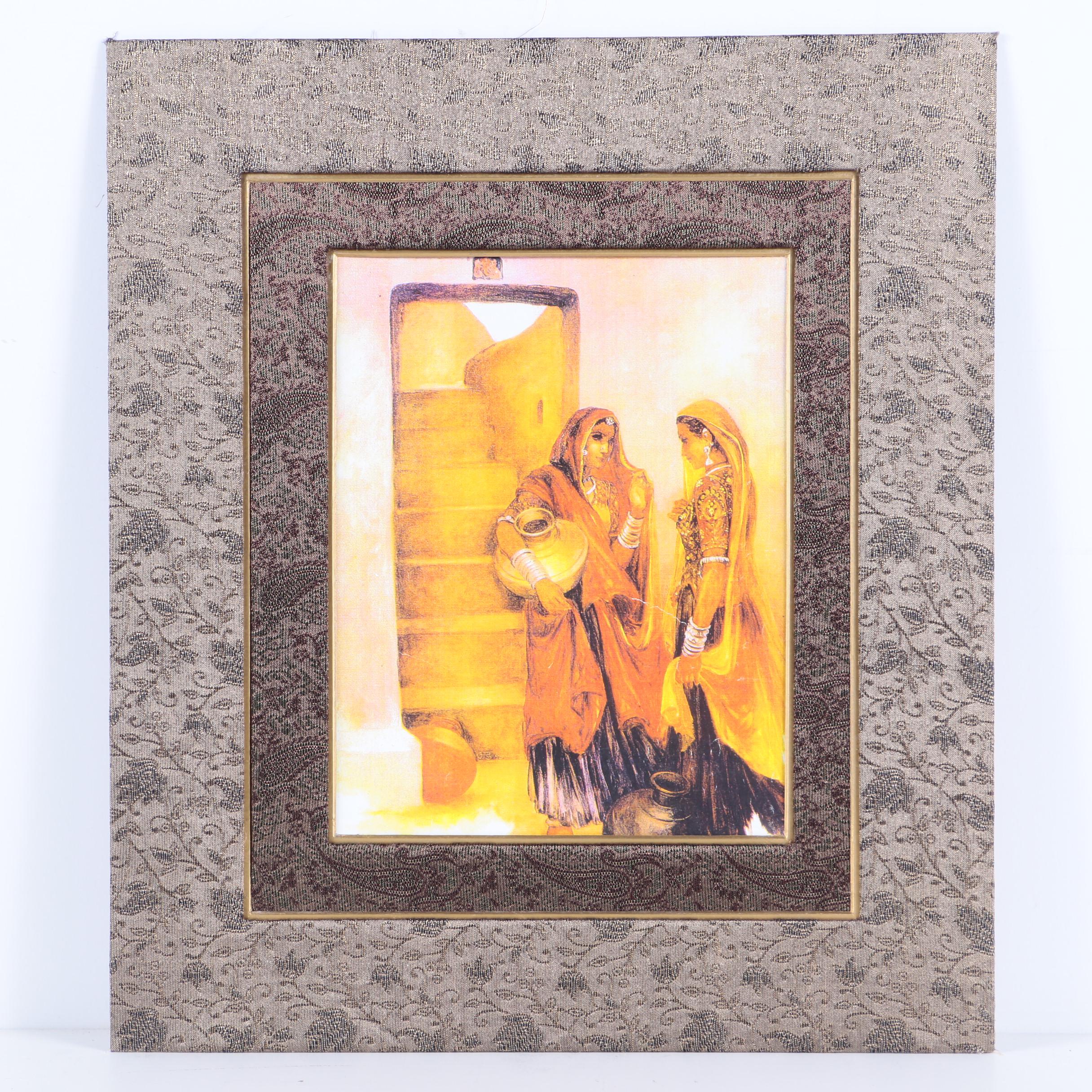 Indo-Persian Style Gouache Painting, Photograph, and Reproduction Prints