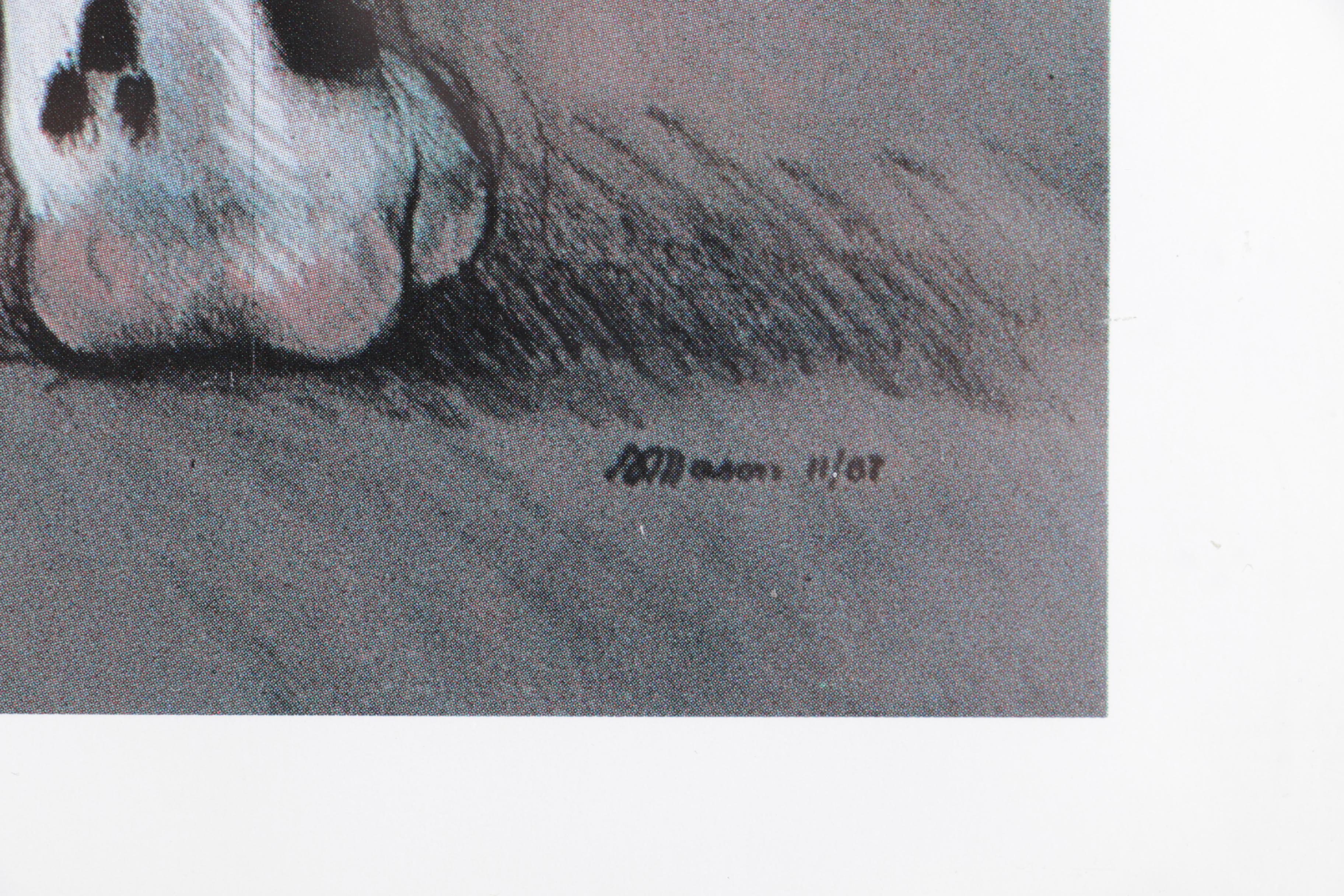 Offset Lithograph Print After Dick Mason's "Spotted Landscape V"