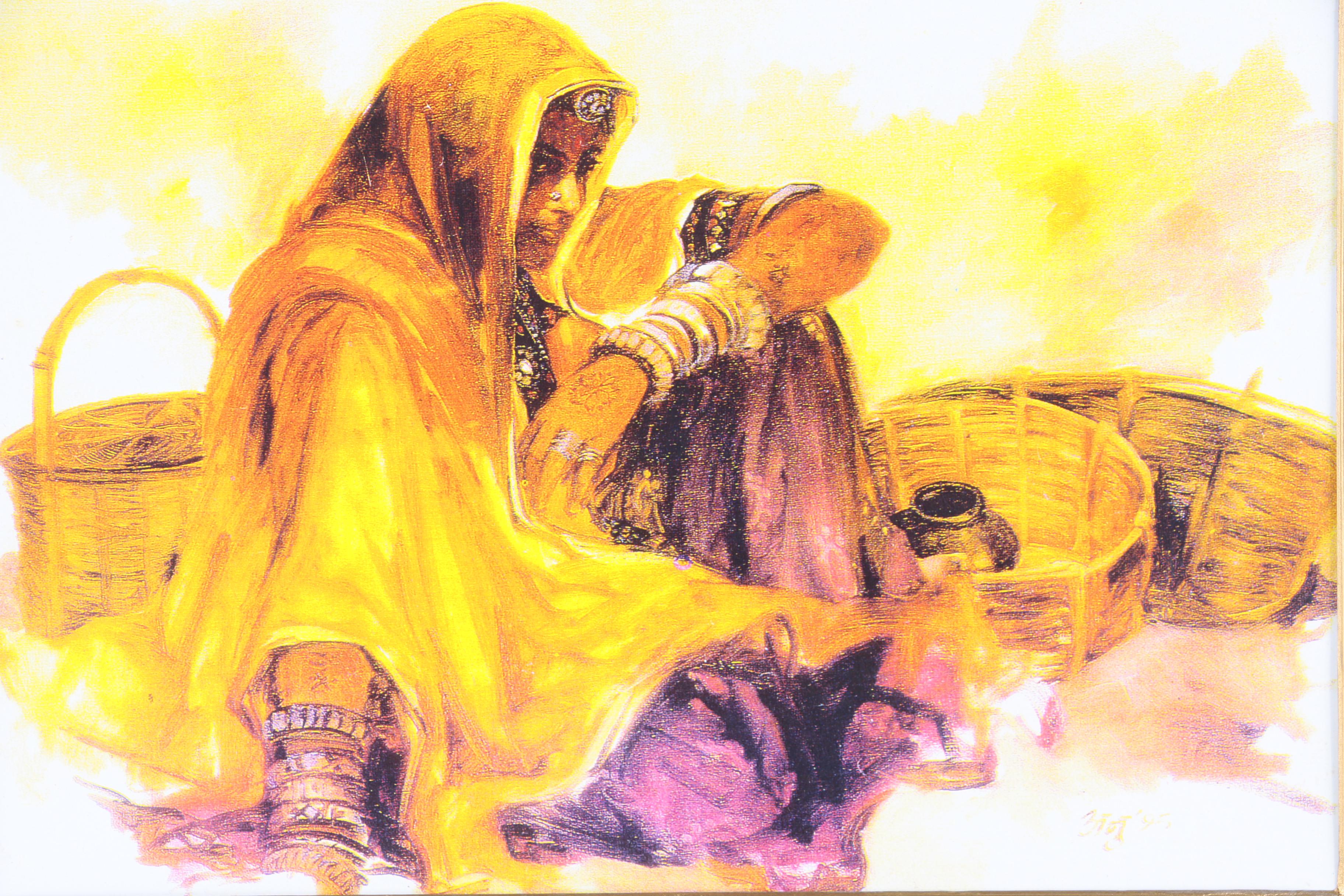 Indo-Persian Style Gouache Painting, Photograph, and Reproduction Prints