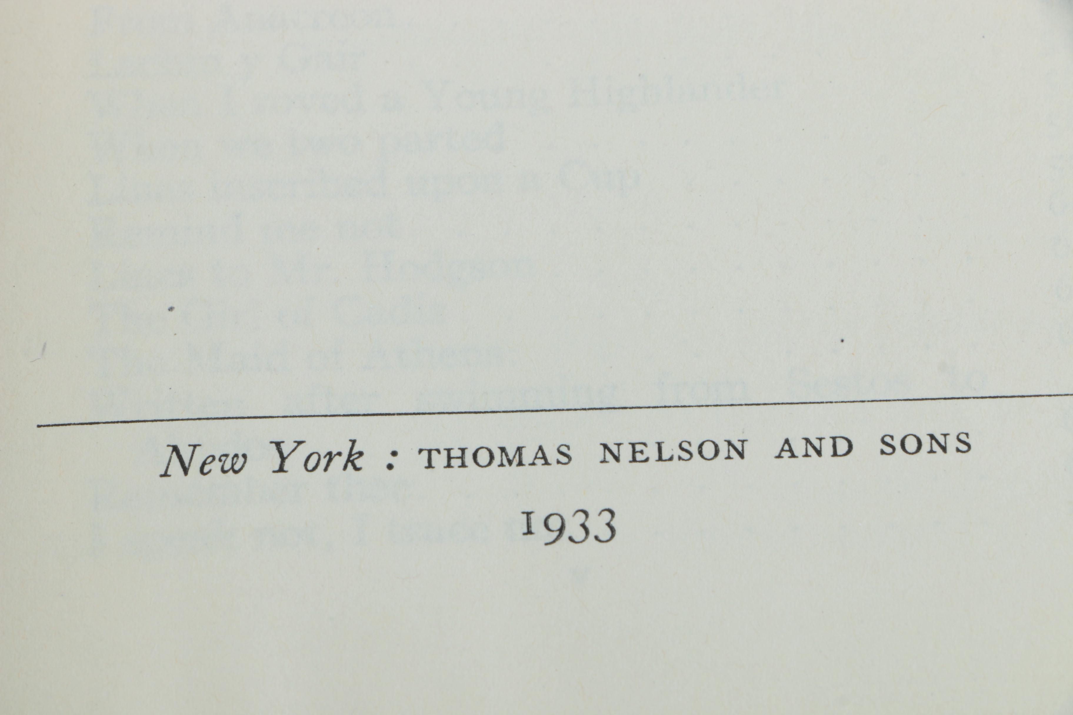 Vintage Books Including 1933 Editor Signed "The Best of Byron"
