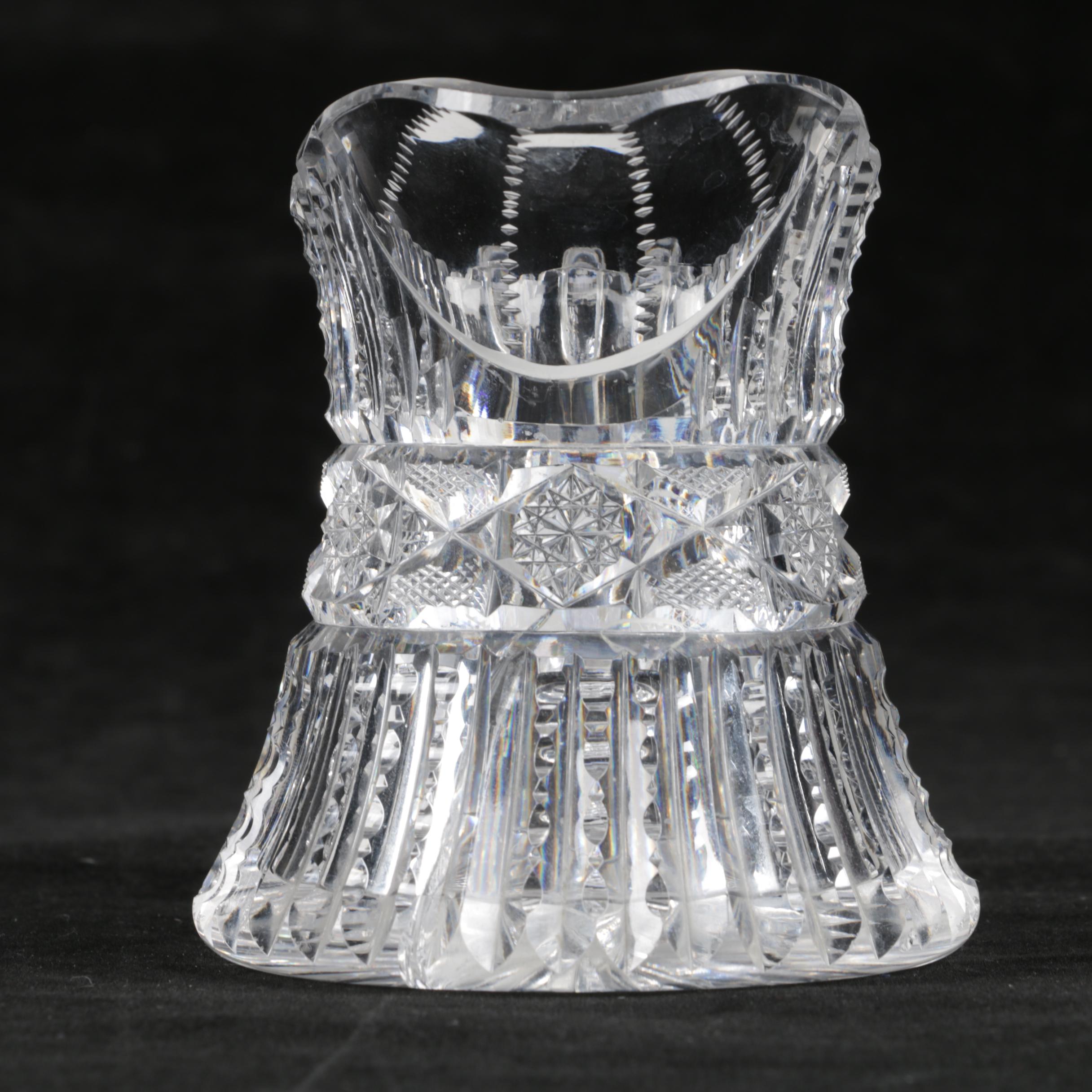 Vintage Pressed Glass Sugar Dish And Creamer