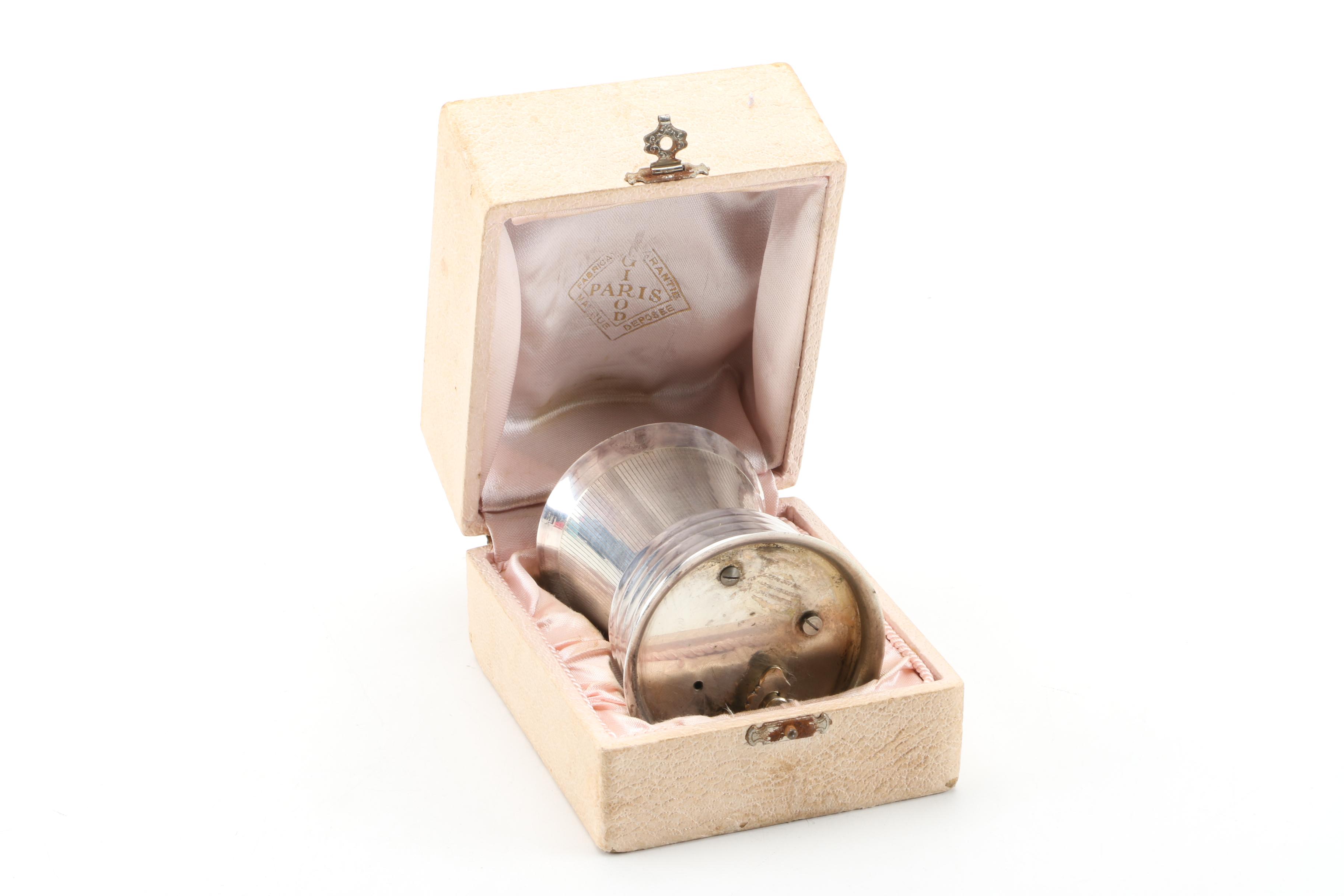 Vintage German Silver Plate Musical Christening Cup