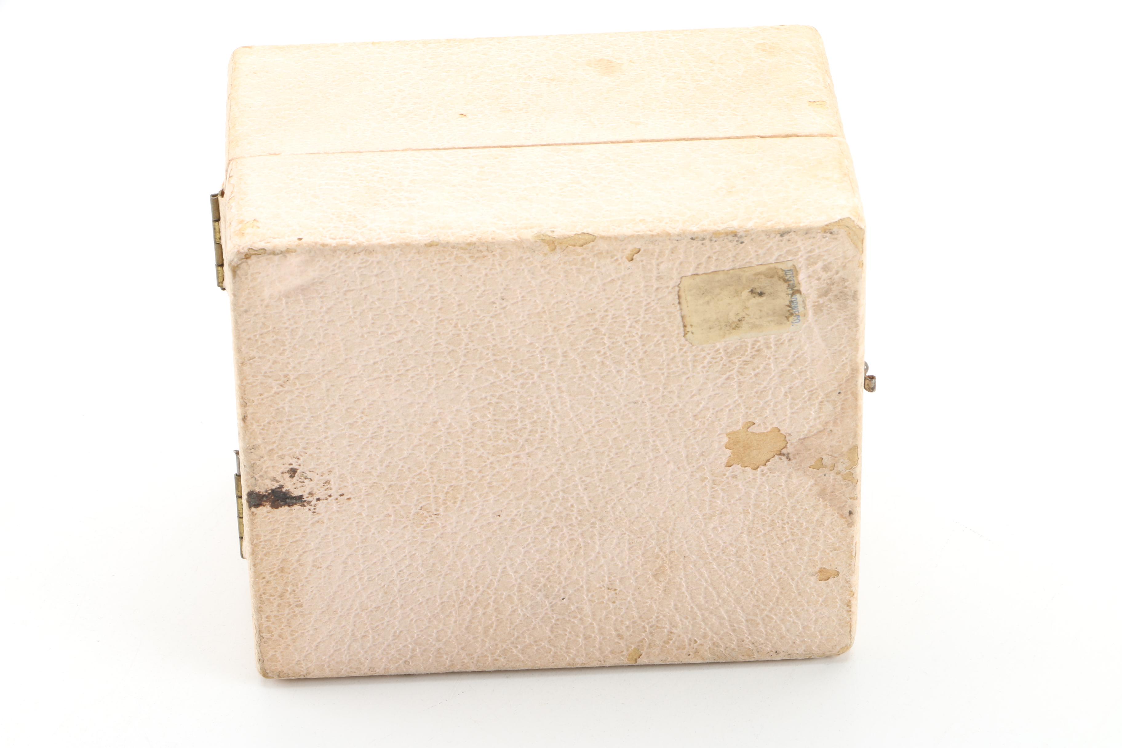 Vintage German Silver Plate Musical Christening Cup