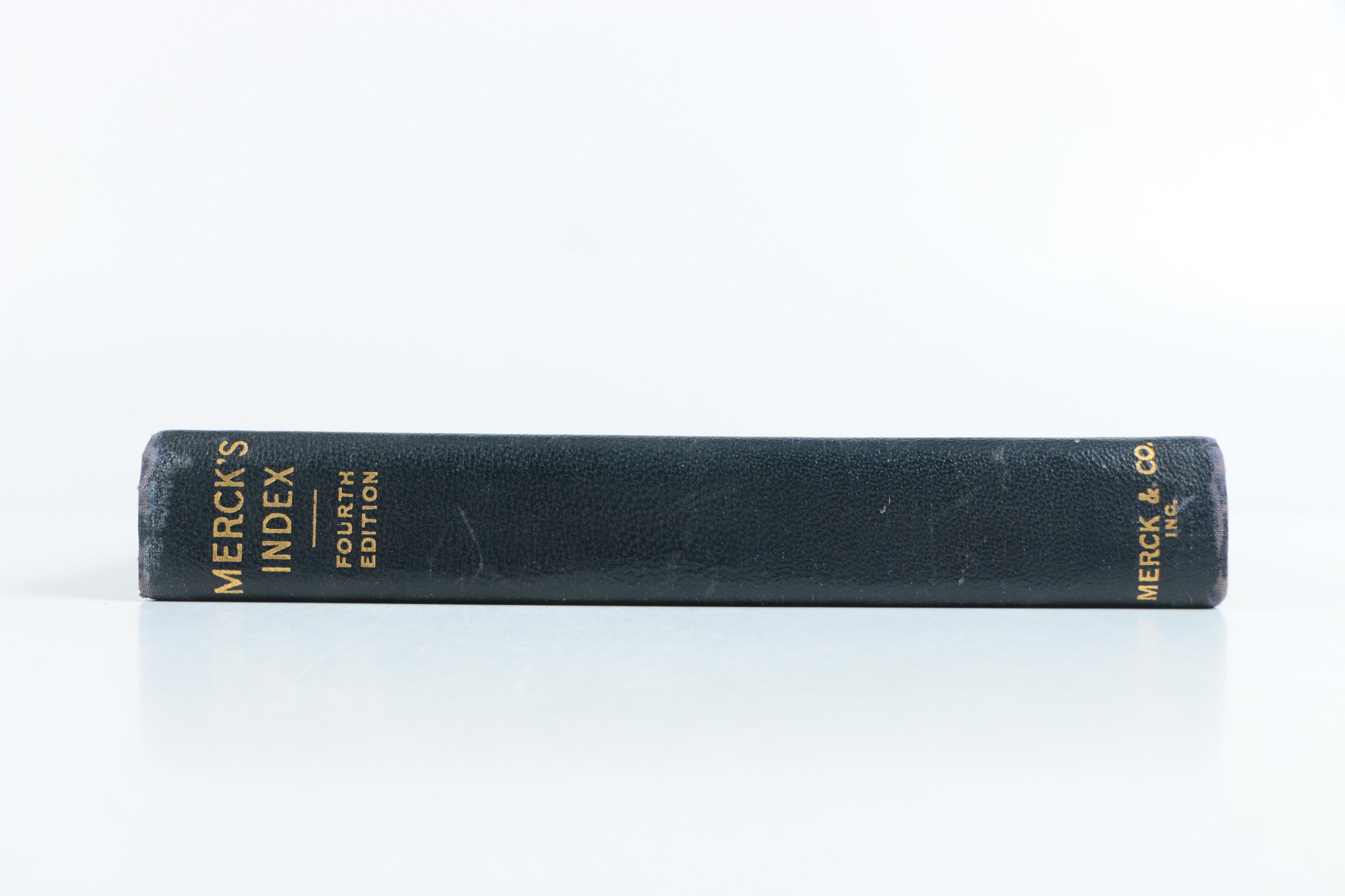 Vintage Books Including 1930 "Merck's Index"