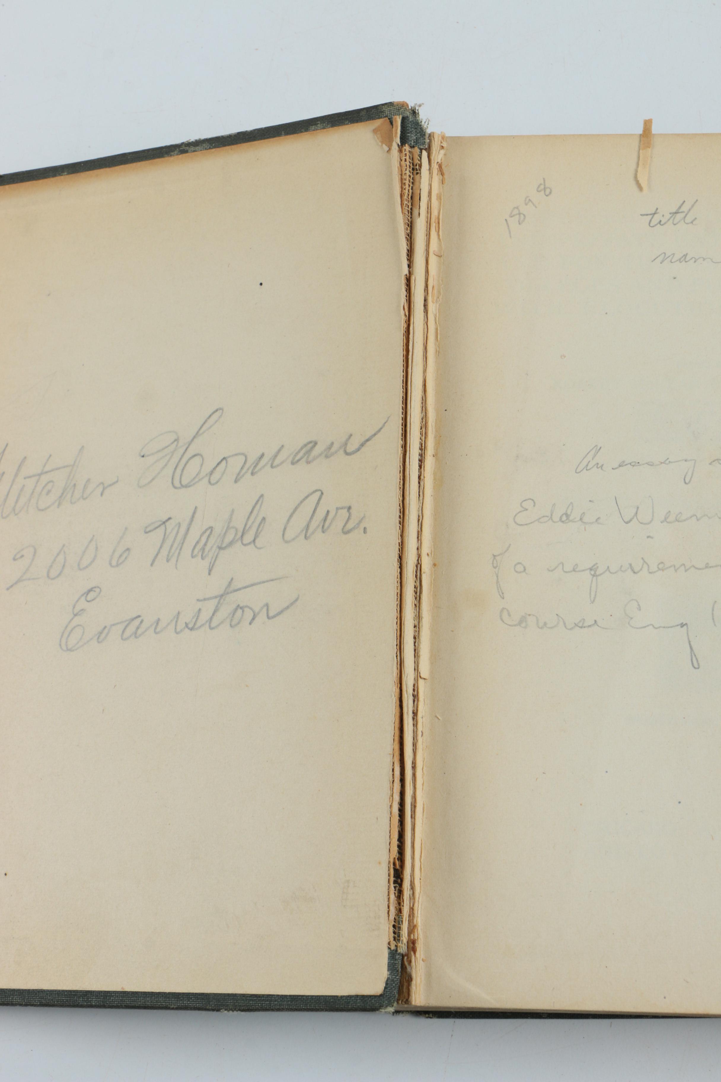 Vintage Books Including 1930 "Merck's Index"