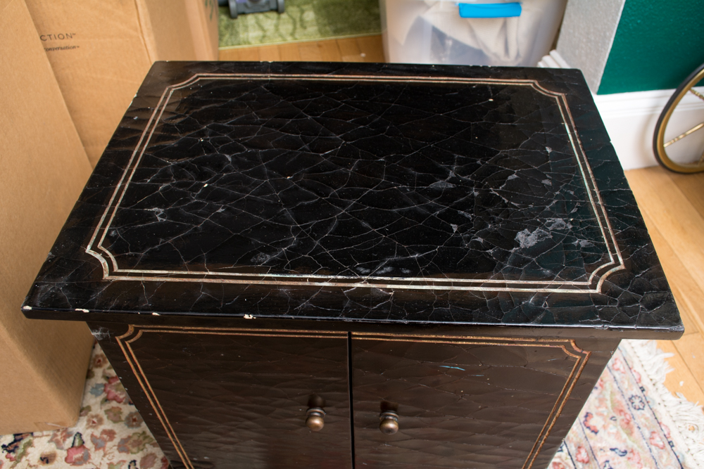 Asian Style Lacquered Cabinet