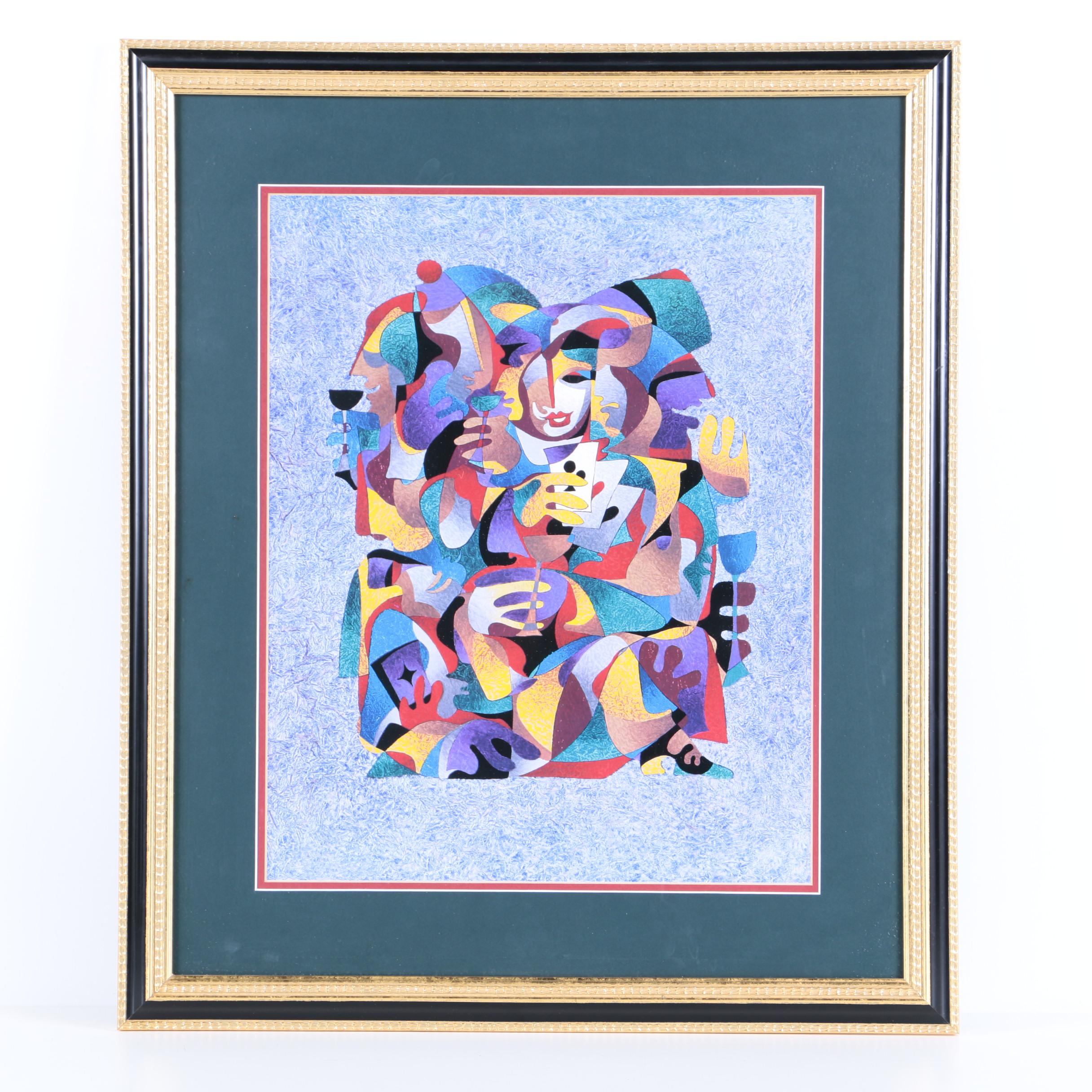 Reproduction Print on Paper After Anatol Krasnyansky "To Be or Not to Be"