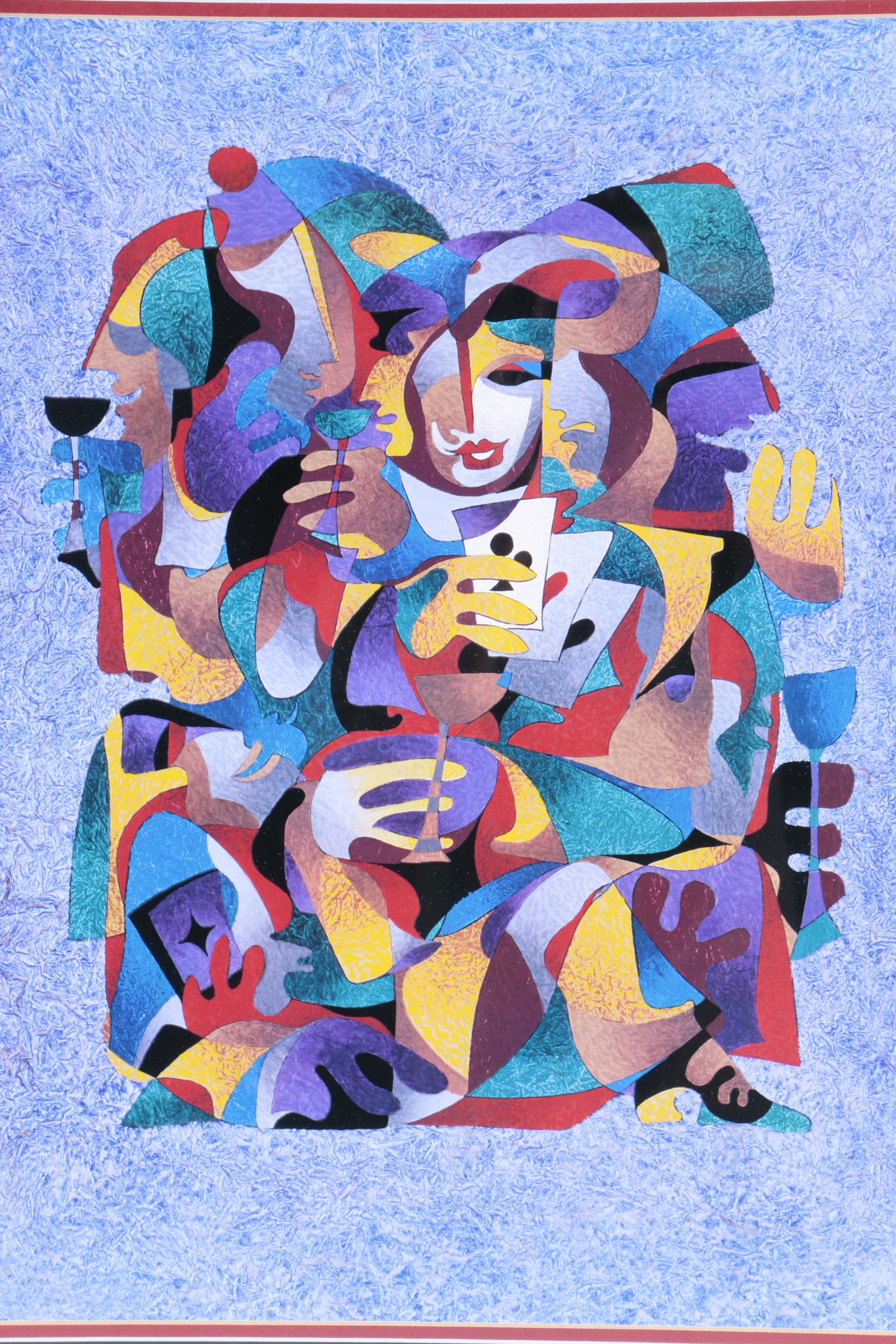 Reproduction Print on Paper After Anatol Krasnyansky "To Be or Not to Be"