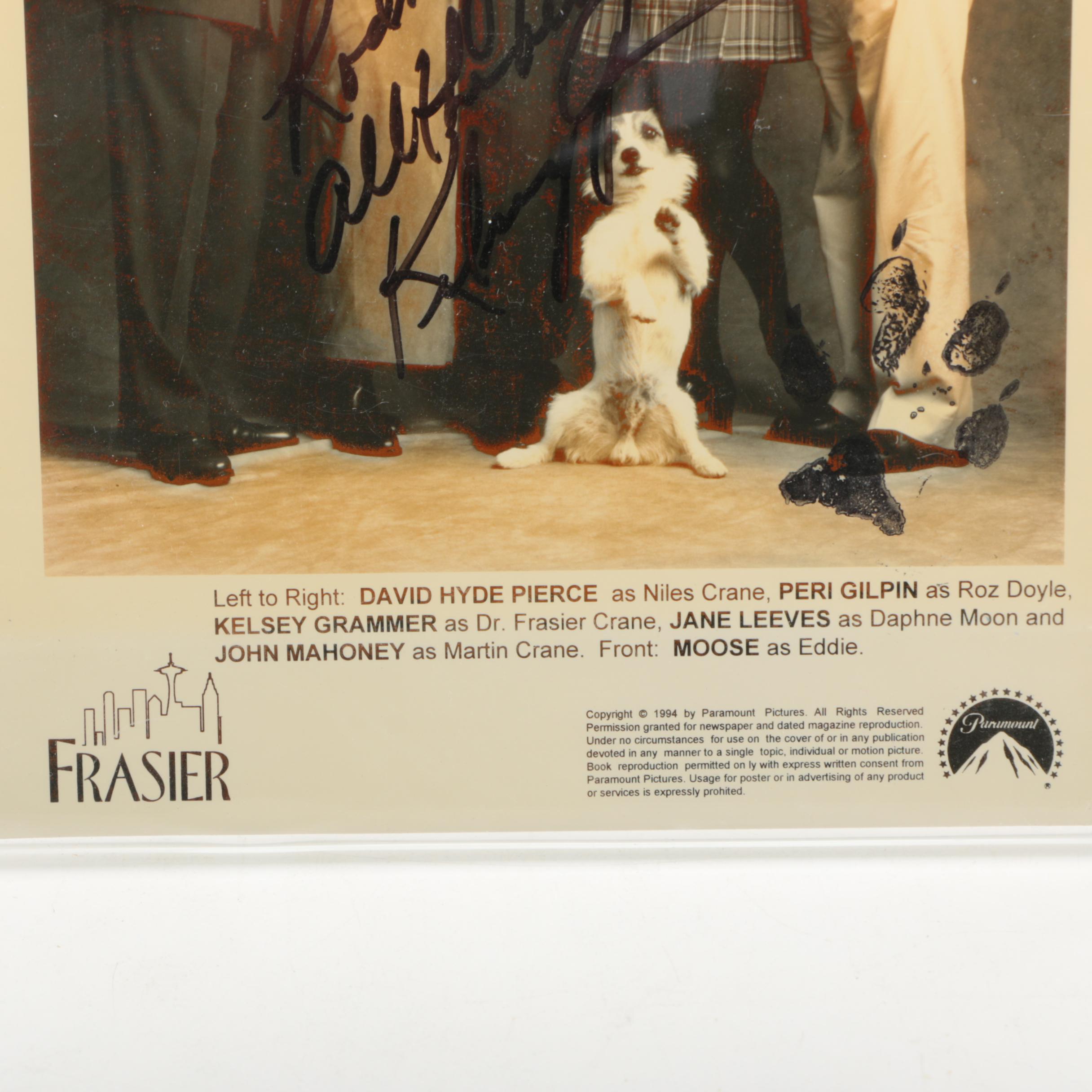 Autographed Photographs of 1990's Television Stars Including Cast of "Frasier"