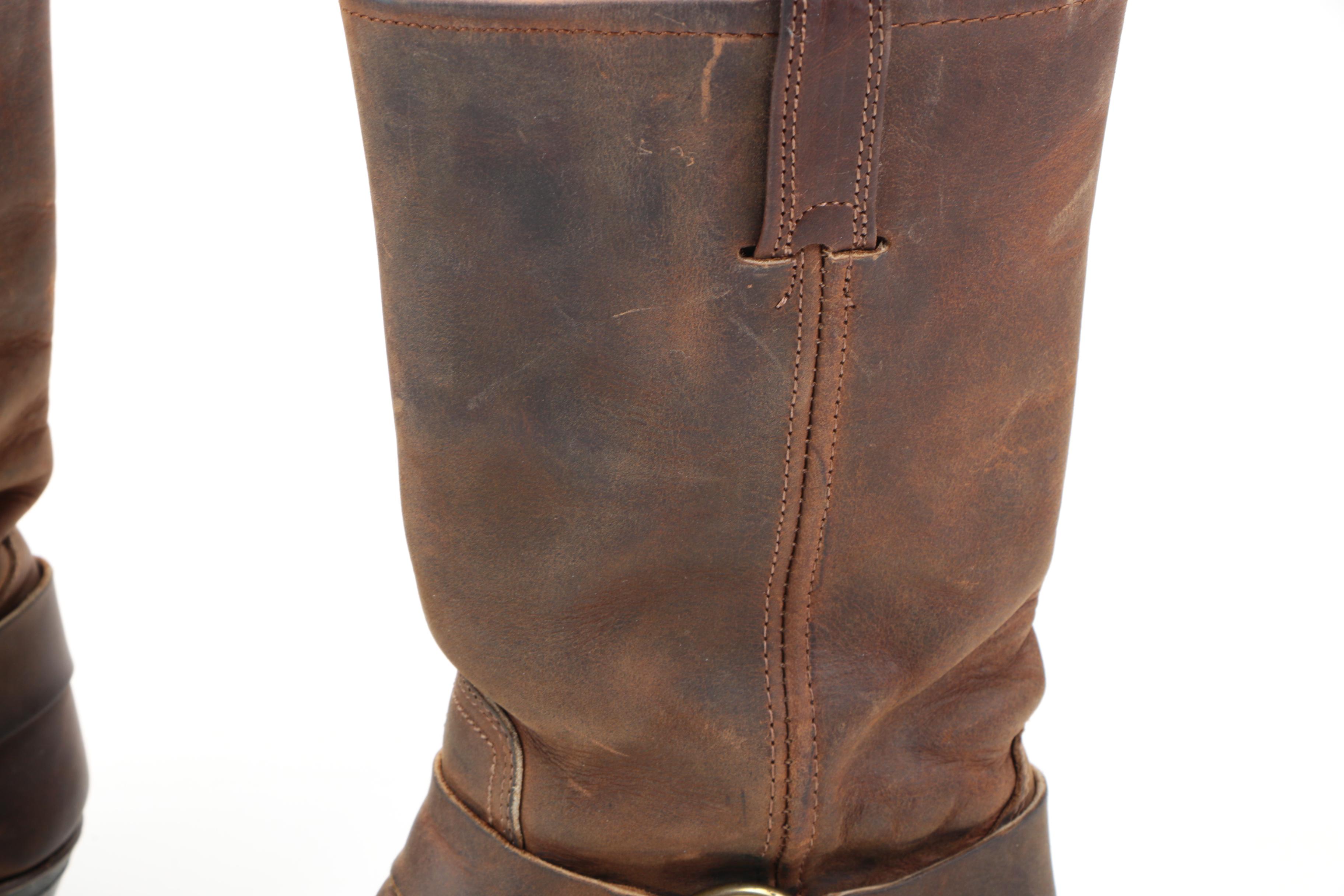Frye Harness Leather Boots
