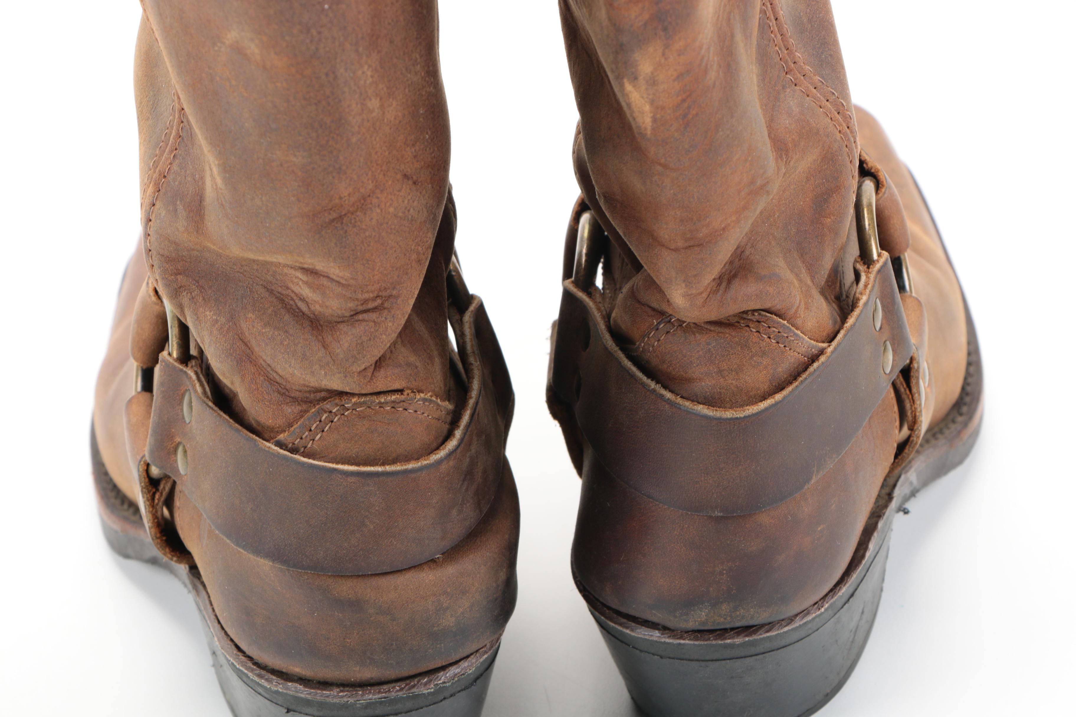 Frye Harness Leather Boots