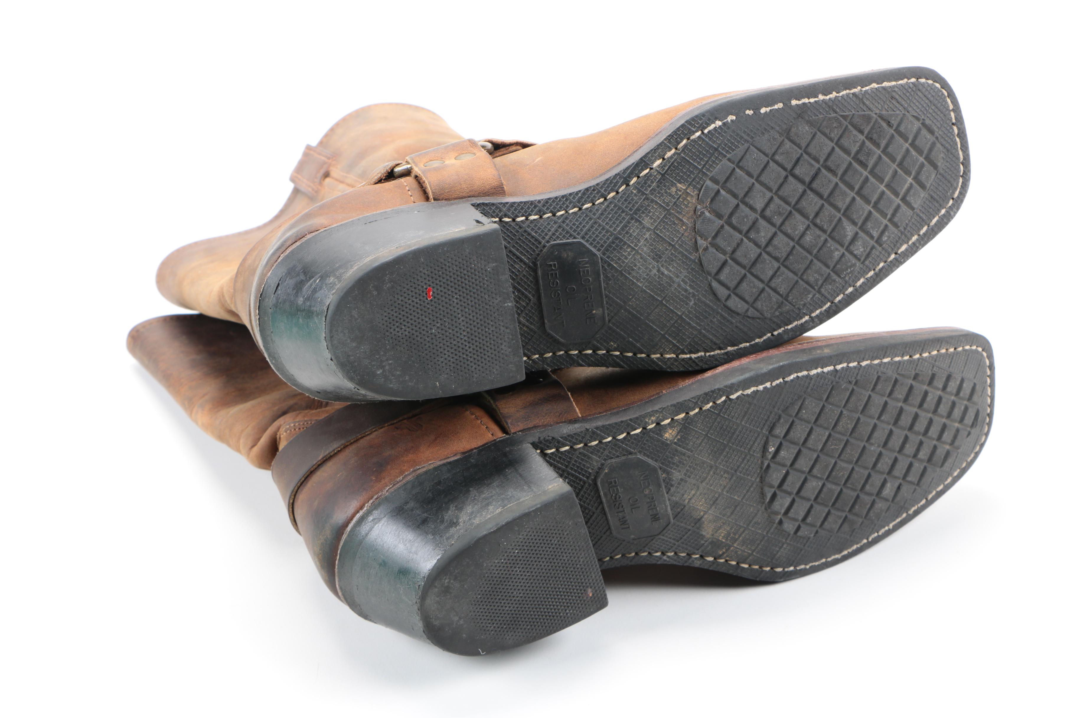 Frye Harness Leather Boots