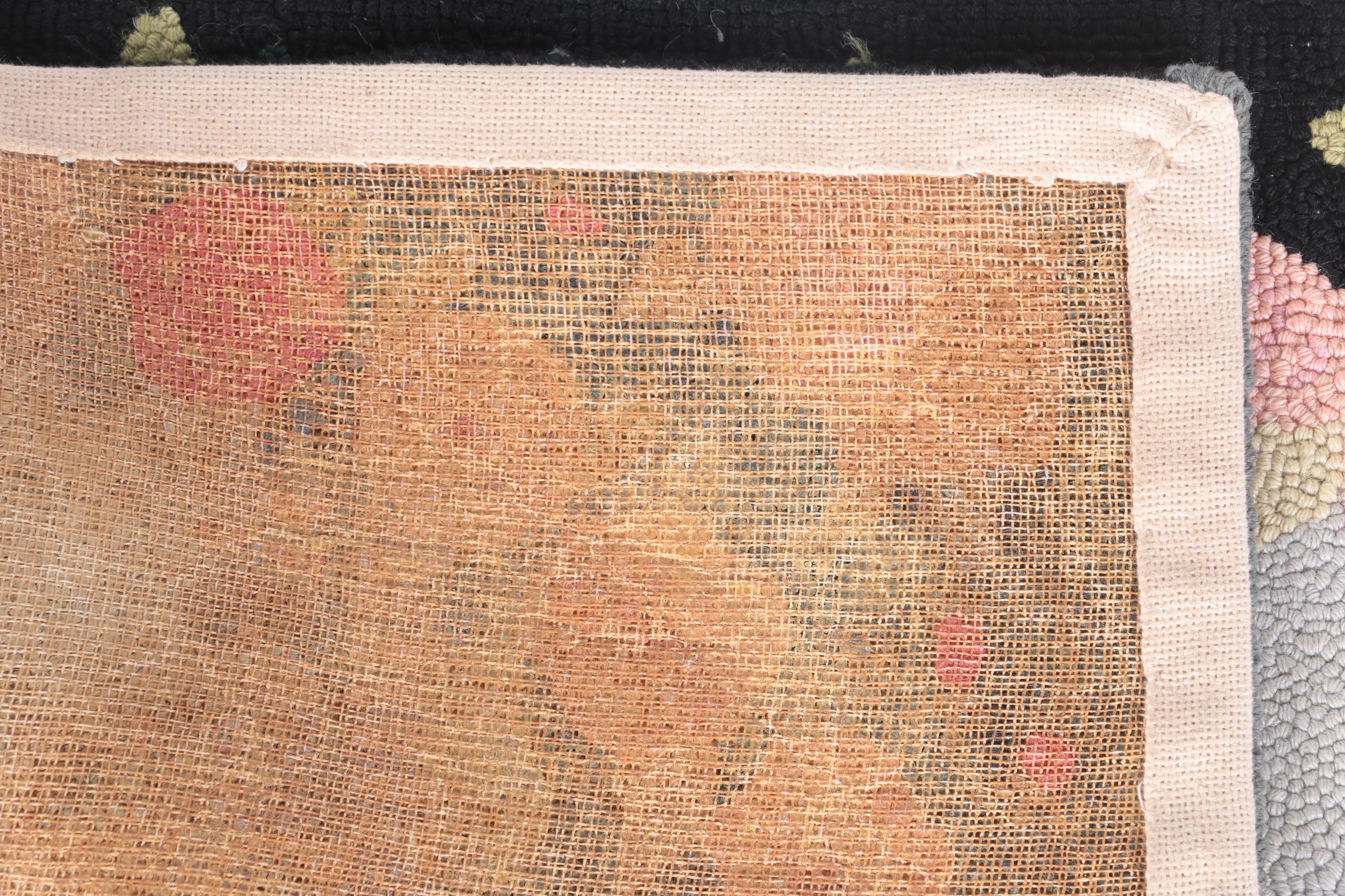 Pair of Claire Murray Hand Hooked Wool Accent Rugs