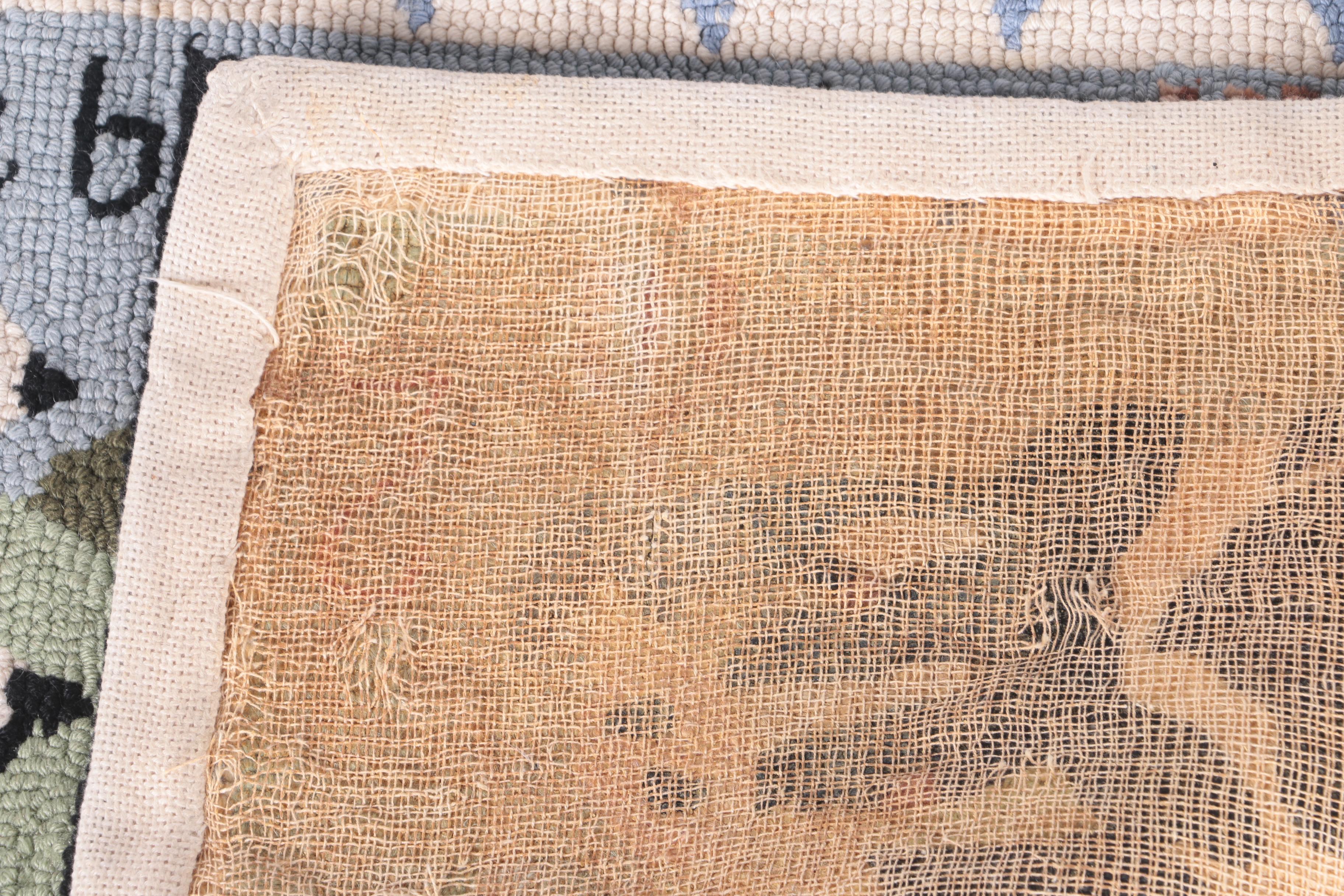 Pair of Claire Murray Hand Hooked Wool Accent Rugs