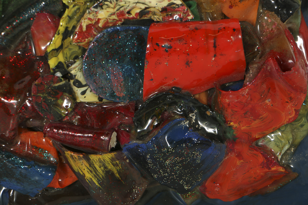 Bill Kort Acrylic Painting on Canvas "Deep Blue II"